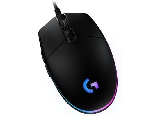 Logitech G203 LIGHTSYNC RGB Wired Gaming Mouse – 8,000 DPI, Rainbow Optical Effect, Black